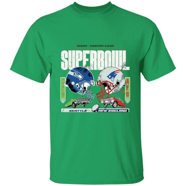 Super Bowl Lx Seahawks Vs Patriots February 8th 2026 Levis Stadium Santa Clara Shirt - Image 2