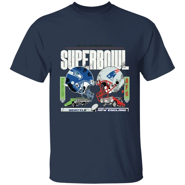 Super Bowl Lx Seahawks Vs Patriots February 8th 2026 Levis Stadium Santa Clara Shirt - Image 5