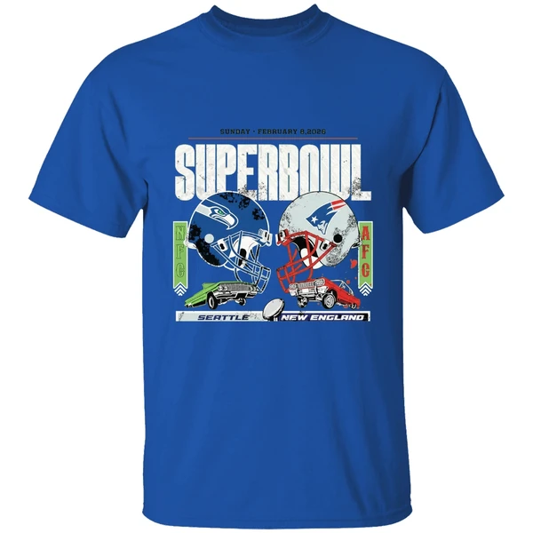 Super Bowl Lx Seahawks Vs Patriots February 8th 2026 Levis Stadium Santa Clara Shirt - Image 8