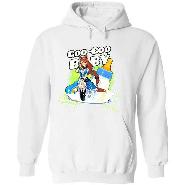 Super Creek Uma Musume Pretty Derby Goo Goo Baby Milk Bottle Hoodie - Image 8