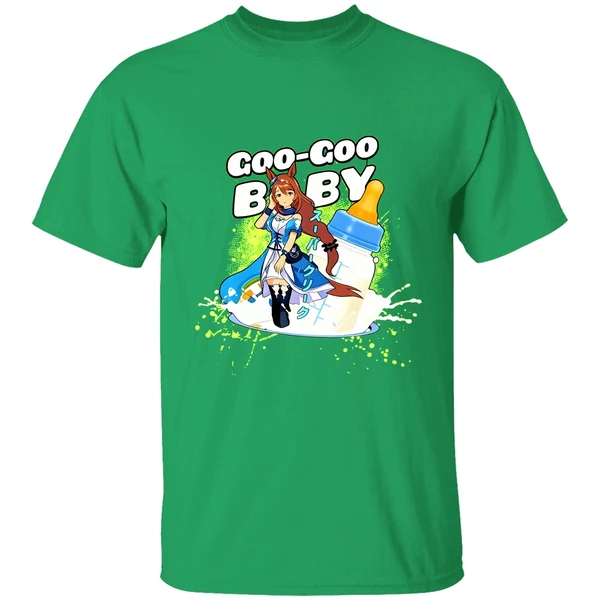 Super Creek Uma Musume Pretty Derby Goo Goo Baby Milk Bottle Shirt - Image 7