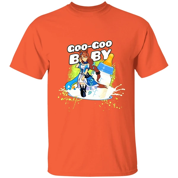 Super Creek Uma Musume Pretty Derby Goo Goo Baby Milk Bottle Shirt - Image 5