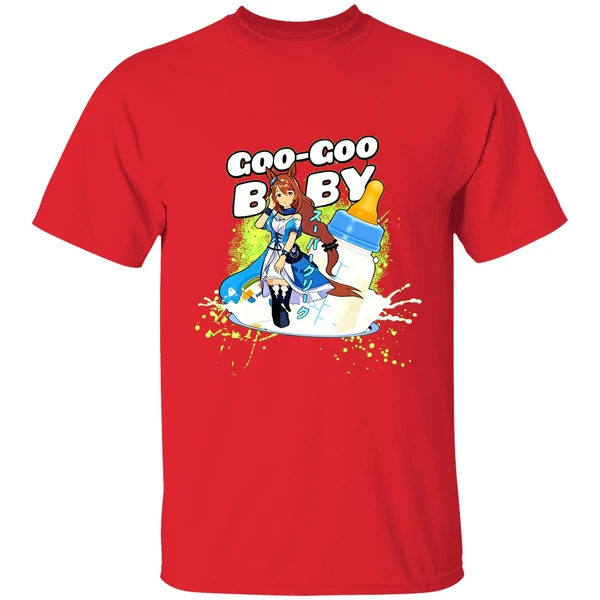 Super Creek Uma Musume Pretty Derby Goo Goo Baby Milk Bottle Shirt - Image 6