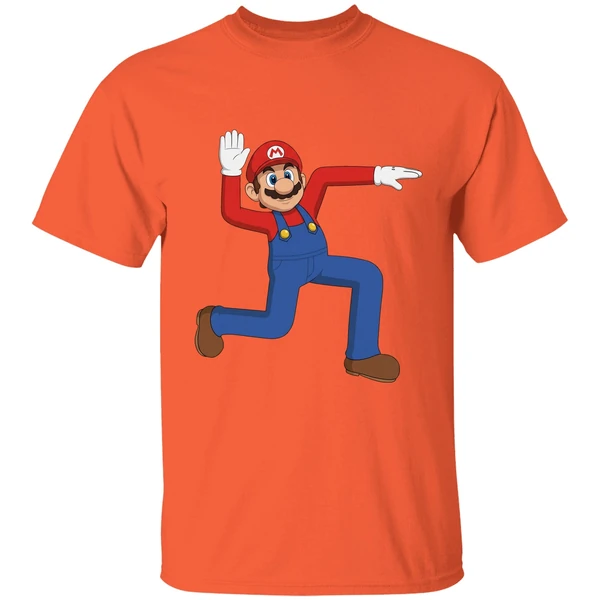 super mario swastika nazi shirt orange