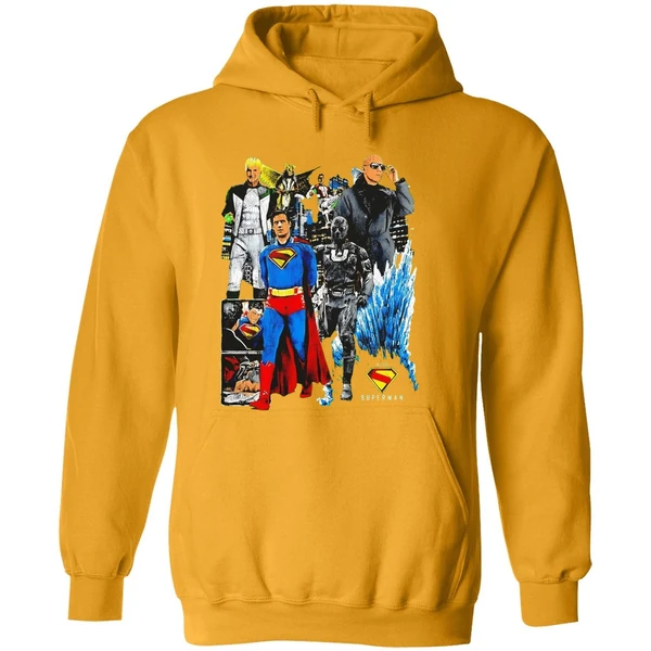 Superman Characters Movie Hoodie