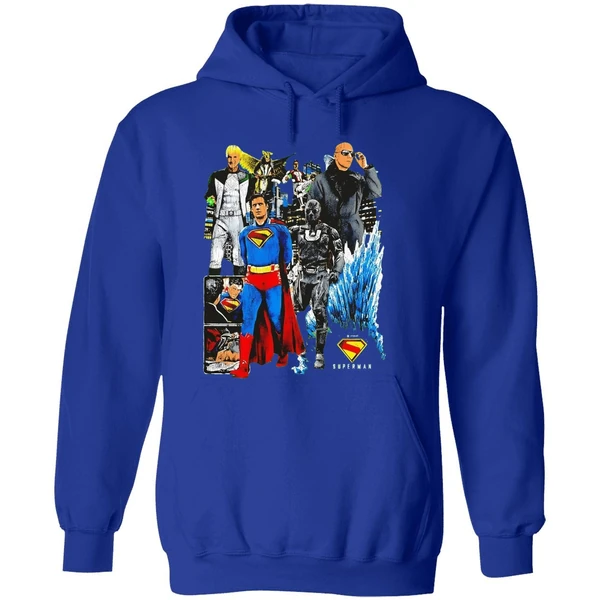 Superman Characters Movie Hoodie - Image 7