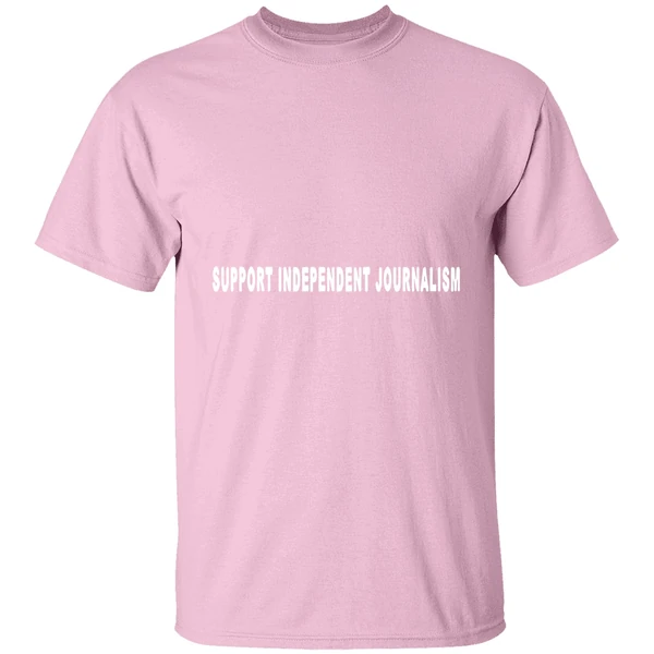 support independent journalism shirt lightpink