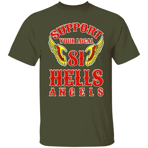 Support Your Local 81 Hells Angels Shirt - Image 3