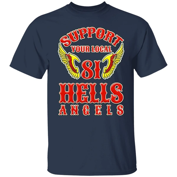 Support Your Local 81 Hells Angels Shirt - Image 4