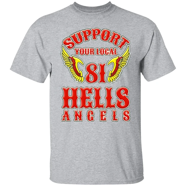 Support Your Local 81 Hells Angels Shirt - Image 8
