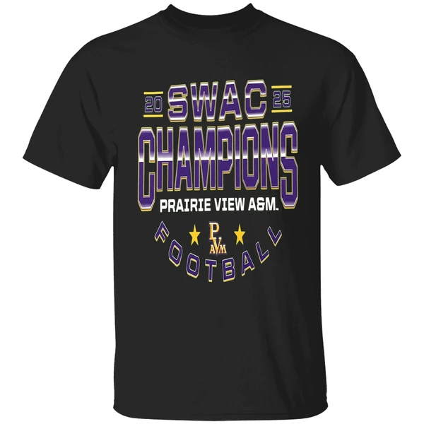 Swac Champions Prairie View Am Football 2025 Shirt