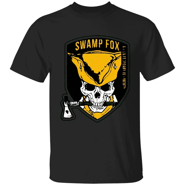 Swamp Fox Patch My Sweetheart Is Liberty Skull Shirt