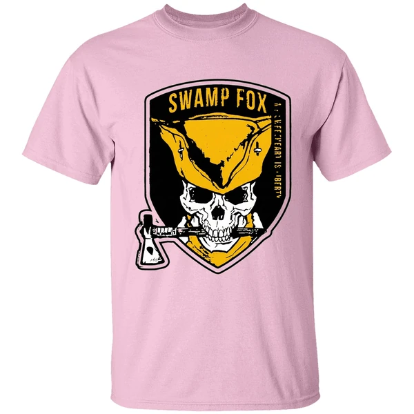 Swamp Fox Patch My Sweetheart Is Liberty Skull Shirt - Image 3