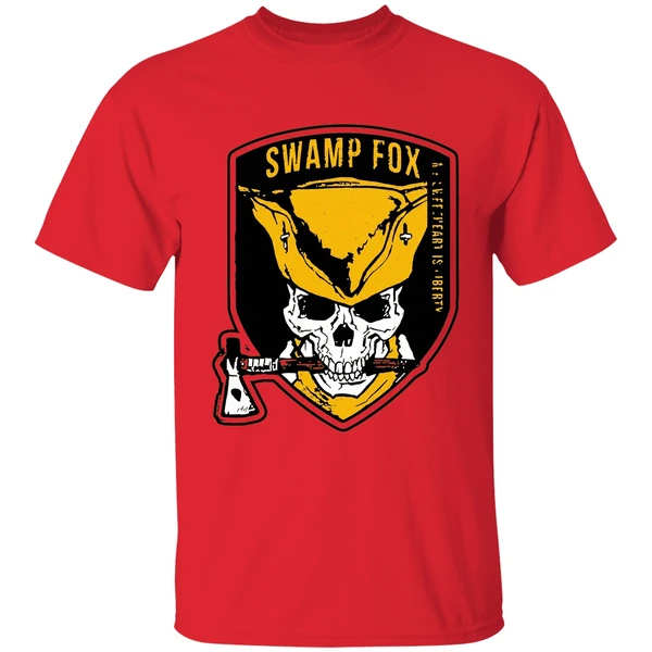 Swamp Fox Patch My Sweetheart Is Liberty Skull Shirt - Image 7