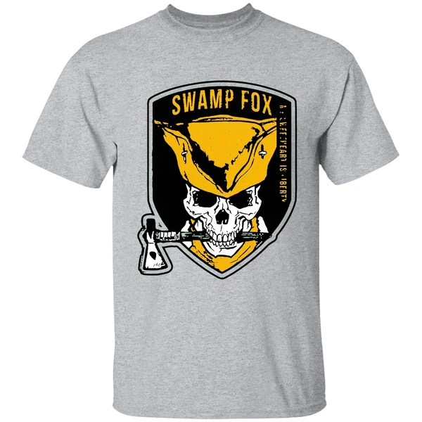 Swamp Fox Patch My Sweetheart Is Liberty Skull Shirt - Image 9