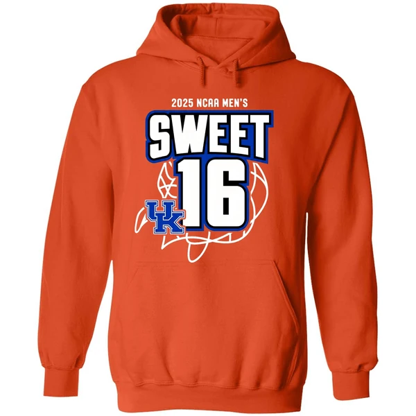 Sweet 16 Kentucky Wildcats Mens Basketball 2025 Ncaa Tournament March Madness Hoodie - Image 6