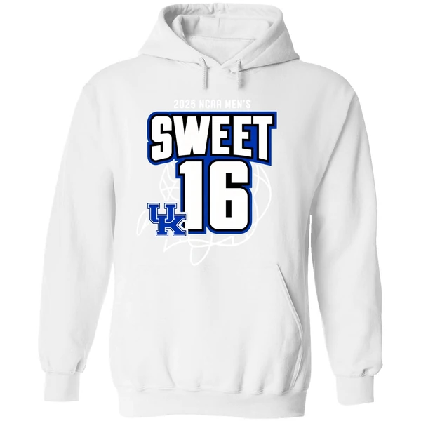 Sweet 16 Kentucky Wildcats Mens Basketball 2025 Ncaa Tournament March Madness Hoodie - Image 8