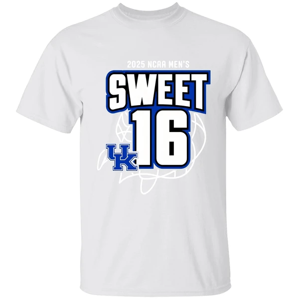 Sweet 16 Kentucky Wildcats Mens Basketball 2025 Ncaa Tournament March Madness Shirt