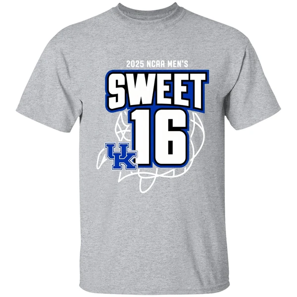 Sweet 16 Kentucky Wildcats Mens Basketball 2025 Ncaa Tournament March Madness Shirt - Image 6
