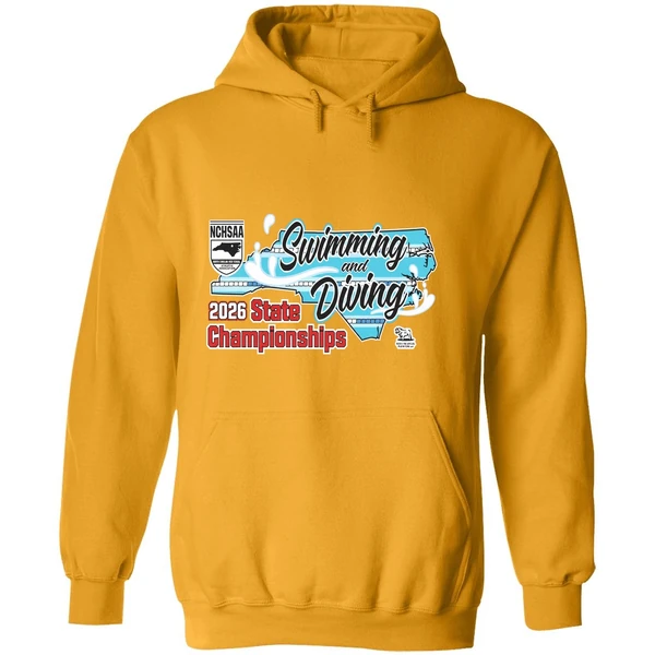 Swimming And Diving Nchsaa 2026 State Championships Hoodie