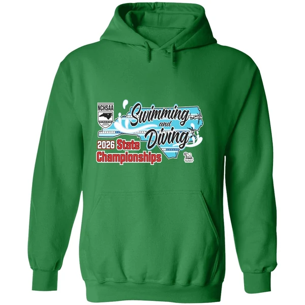 Swimming And Diving Nchsaa 2026 State Championships Hoodie - Image 2
