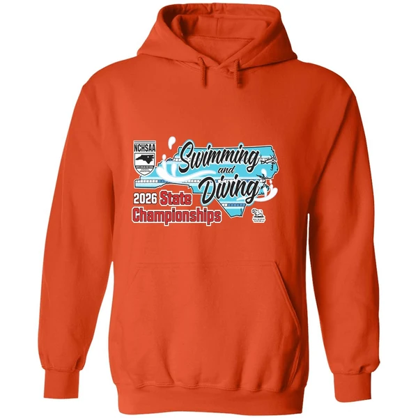 Swimming And Diving Nchsaa 2026 State Championships Hoodie - Image 6