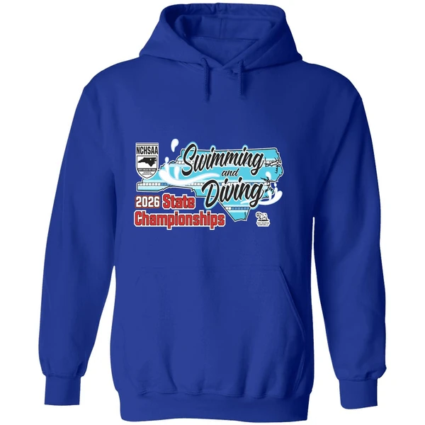 Swimming And Diving Nchsaa 2026 State Championships Hoodie - Image 7