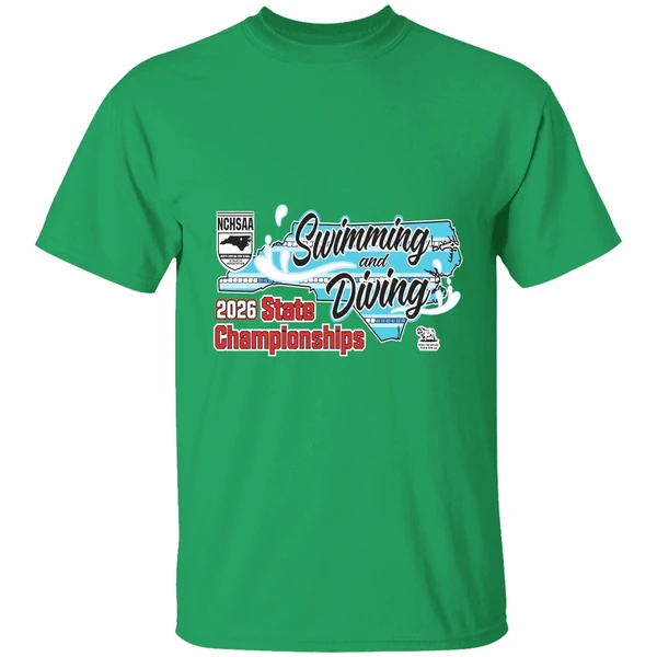 Swimming And Diving Nchsaa 2026 State Championships Shirt - Image 2
