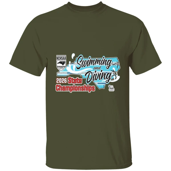 Swimming And Diving Nchsaa 2026 State Championships Shirt - Image 4
