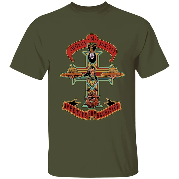 Swords N Sorcery Appetite For Sacrifice Shirt - Image 4