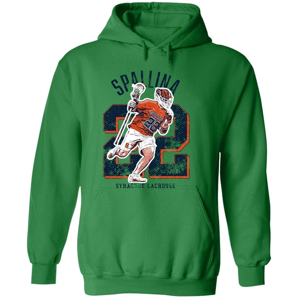 Syracuse Orange Lacrosse Joey Spallina 22 Hoodie - Image 2