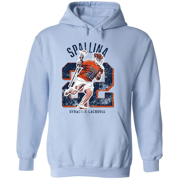 Syracuse Orange Lacrosse Joey Spallina 22 Hoodie - Image 4