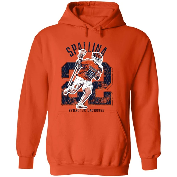 Syracuse Orange Lacrosse Joey Spallina 22 Hoodie - Image 6