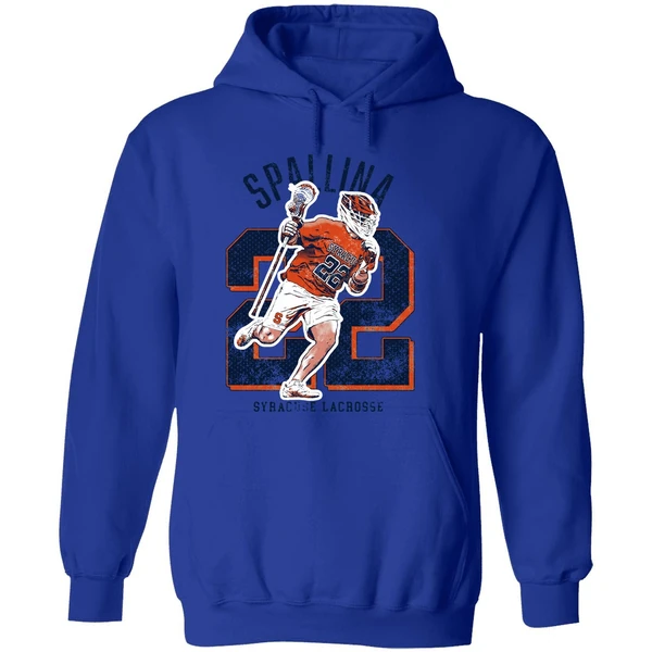 Syracuse Orange Lacrosse Joey Spallina 22 Hoodie - Image 7