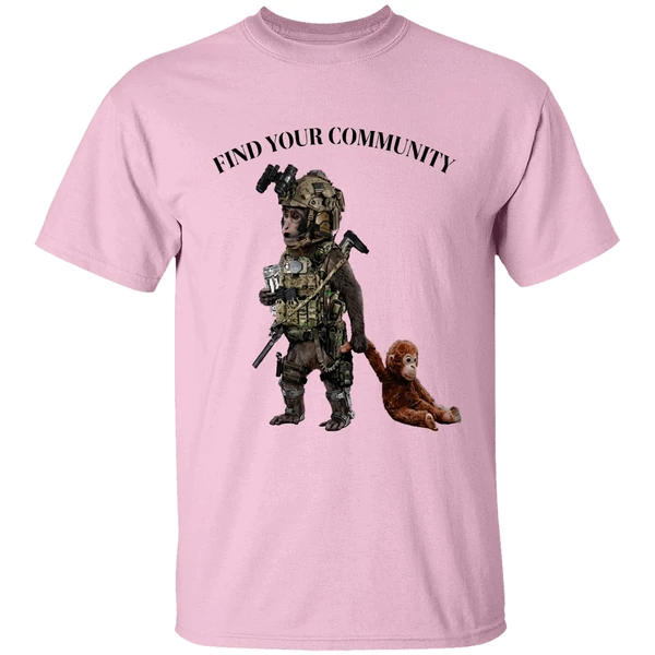 Tactical Punch The Monkey Find Your Community Shirt - Image 2