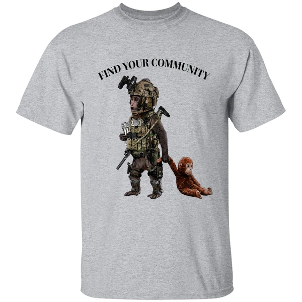Tactical Punch The Monkey Find Your Community Shirt - Image 6