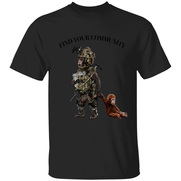 Tactical Punch The Monkey Find Your Community Shirt - Image 7