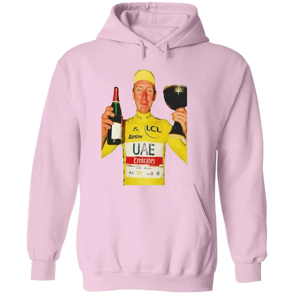 Tadej Pogacar 2025 Champion Smoking And Drink Beer Hoodie - Image 5