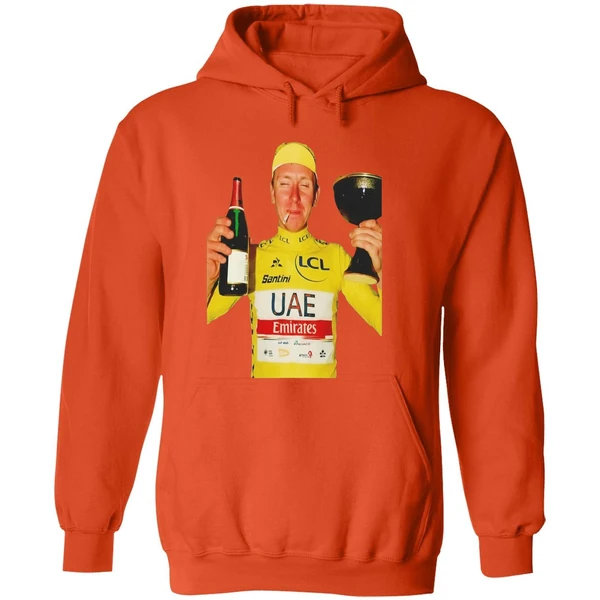 Tadej Pogacar 2025 Champion Smoking And Drink Beer Hoodie - Image 6