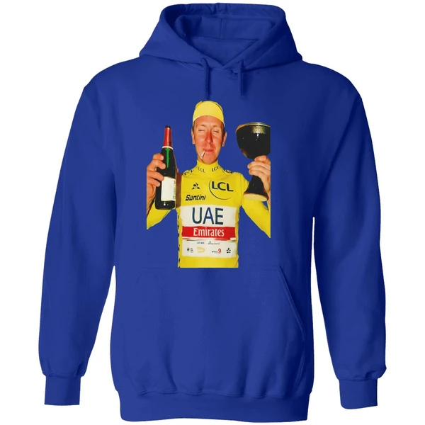 Tadej Pogacar 2025 Champion Smoking And Drink Beer Hoodie - Image 7