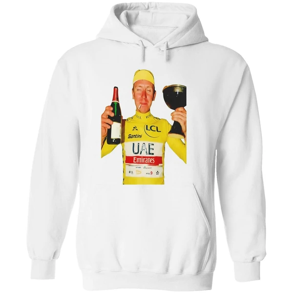 Tadej Pogacar 2025 Champion Smoking And Drink Beer Hoodie - Image 8