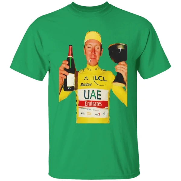 Tadej Pogacar 2025 Champion Smoking And Drink Beer Shirt - Image 2