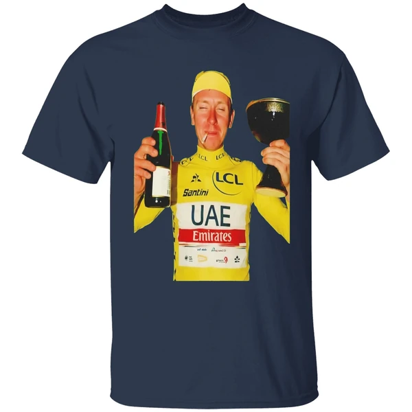 Tadej Pogacar 2025 Champion Smoking And Drink Beer Shirt - Image 5