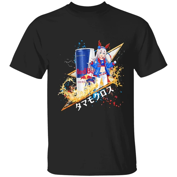Tamamo Cross Uma Musume Red Bull Energy Drink Mashup Shirt