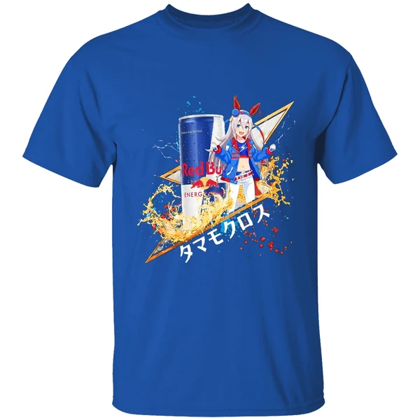 Tamamo Cross Uma Musume Red Bull Energy Drink Mashup Shirt - Image 8
