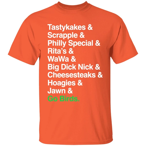 tastykakes sceapple philly special ritas wawa big dick nick shirt orange