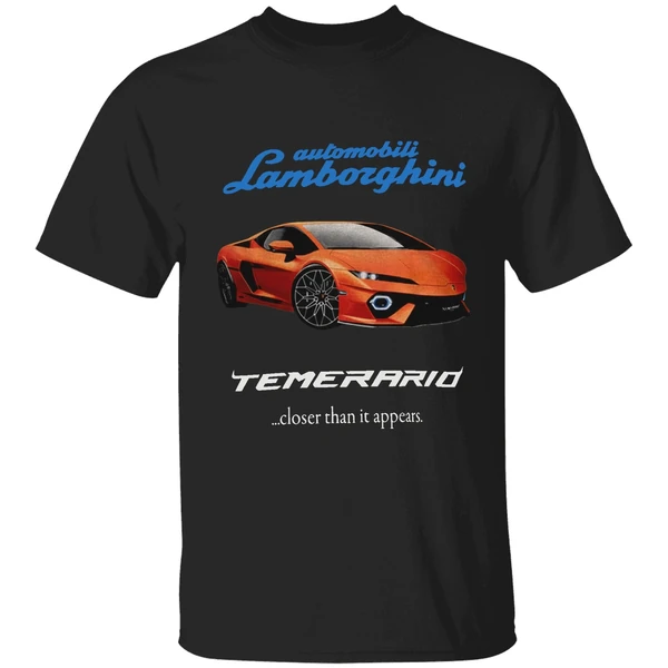 Tate Mcrae Wearing Automobili Lamborghini Temerario Closer Than It Appears Shirt