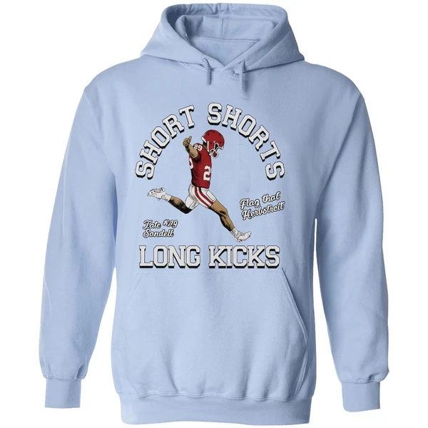 Tate Sandell Oklahoma Sooners Short Shorts Flag That Herbstreit Long Kicks Hoodie - Image 4