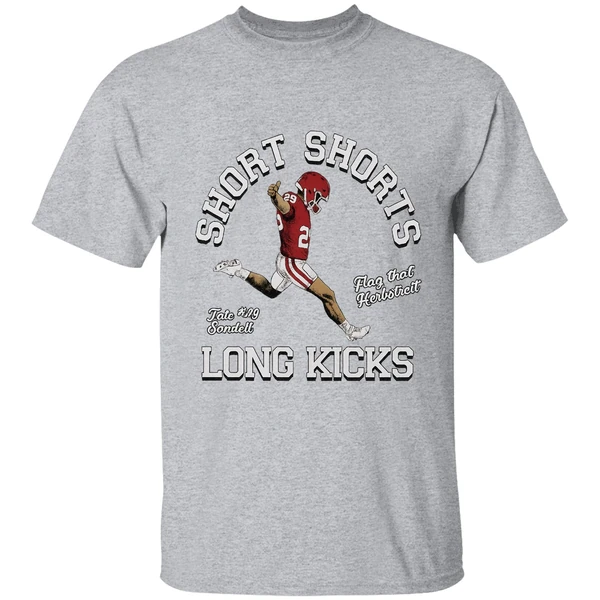 Tate Sandell Oklahoma Sooners Short Shorts Flag That Herbstreit Long Kicks Shirt