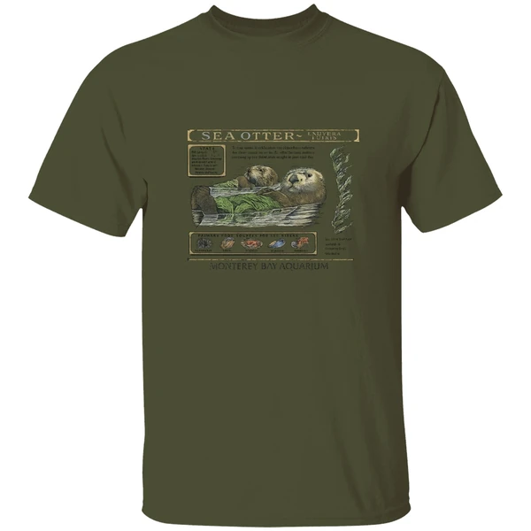 Taylor Sea Otter Enhydra Lutris Monterey Bay Aquarium Shirt - Image 3